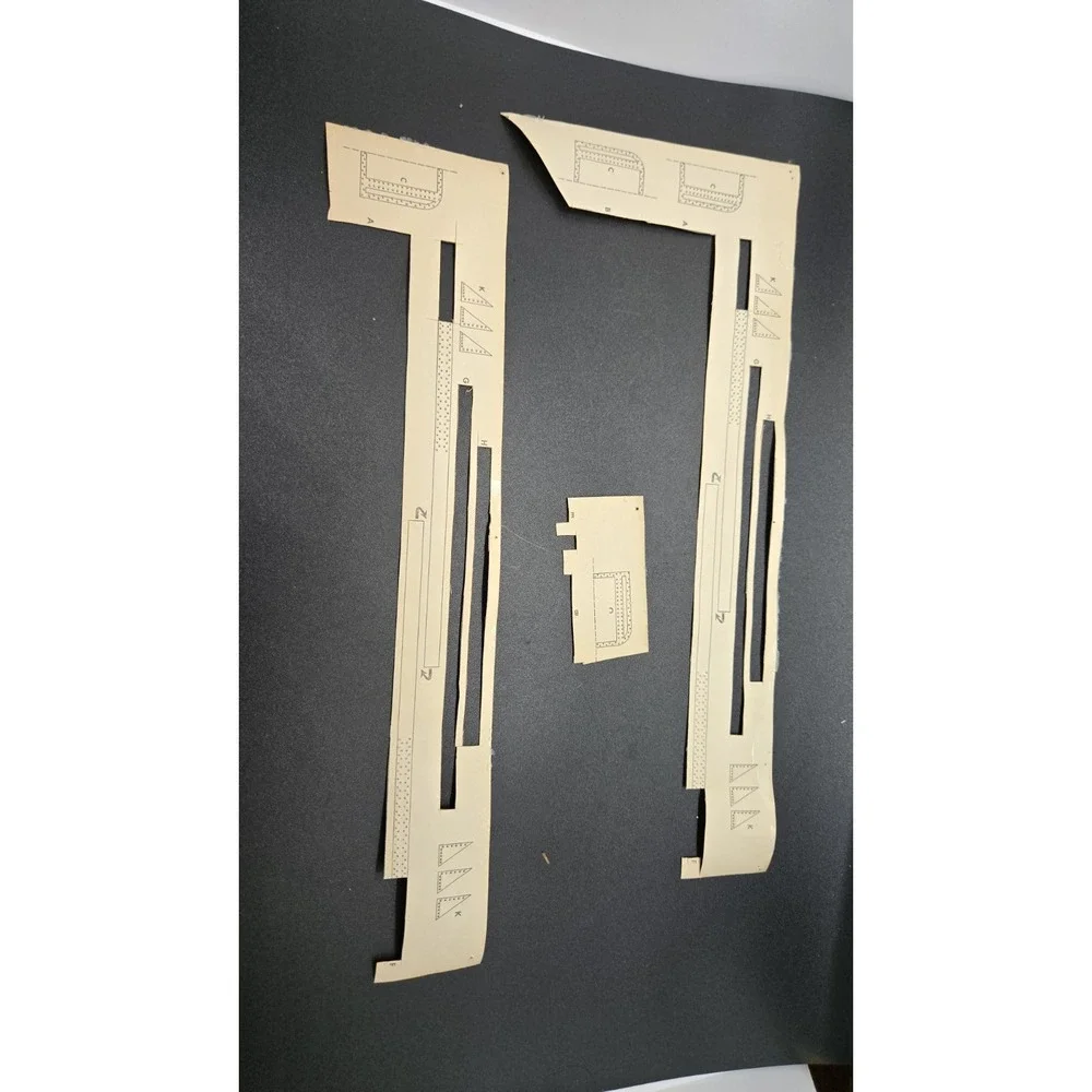 Campbell‎ Scale Models HO Scale Deck Plate Girder Bridge WOODEN Kit #765-650
